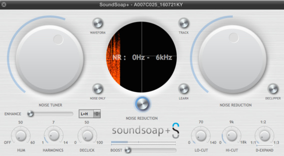 Soundsoap+ 5 : software de réduction de bruit audio pour vos montages