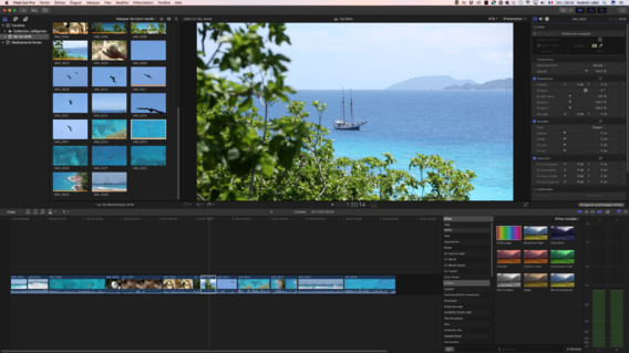 FCPX 10.3 : les nouveautés de l'effet étalonnage