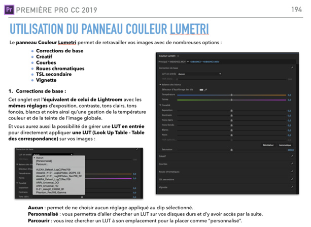 PDF de formation à Première Pro CC 2019