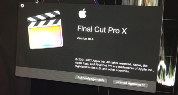 FCPX 10.4 la mise à jour d'Apple
