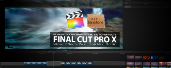 Effets Zoom Transitions pour FCPX