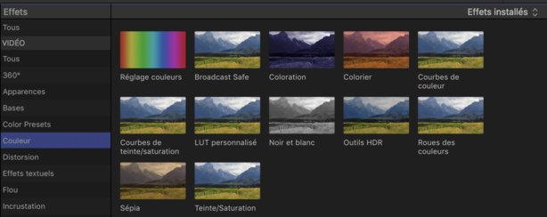 FCPX : 41 Presets de correction couleurs gratuits 