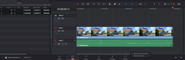 DaVinci Resolve 15 : les nouveautés de la Page Edit