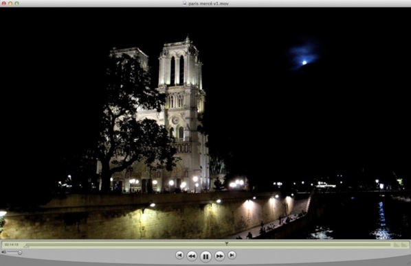 Fenêtre de lecture de Quicktime 7