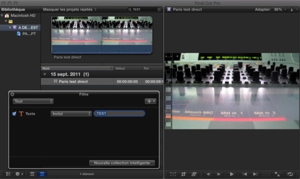 FCPX : renommer les clips par lot