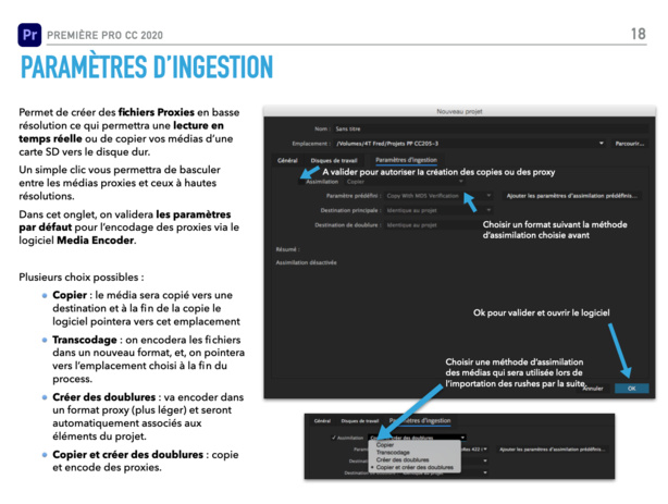 Première Pro CC 2020 : PDF de formation avec des exercices à réaliser