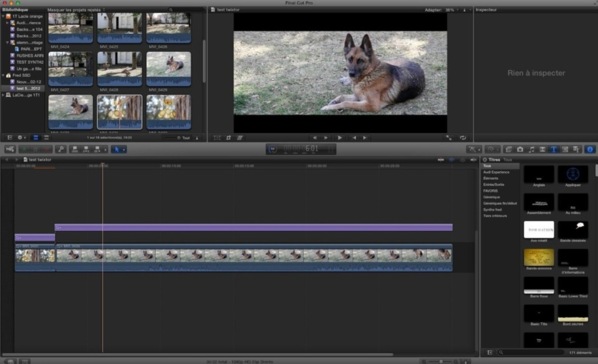 FCPX : Effet 