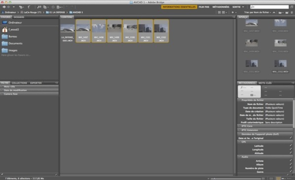 Renommer les médias avec Bridge CS6