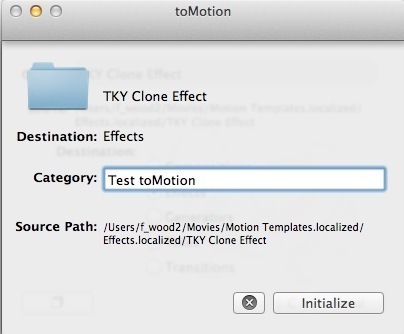 FCPX : installer ses templates avec toMotion