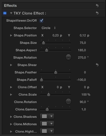 FCPX : cloner une partie de l'image