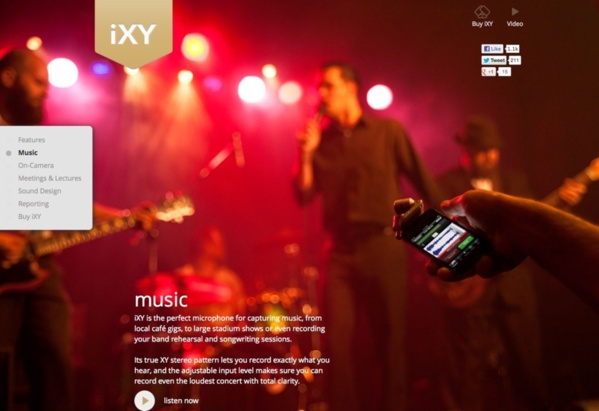 RODE : le nouveau micro pour Iphone iXY Stereo microphone