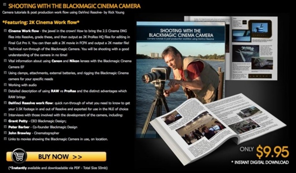 Ebook Filmer avec la Blackmagic Cinema Camera