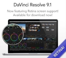 DaVinci Resolve : Mise à jour version 9.1.1