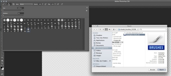 Photoshop : Installer et utiliser des brushes