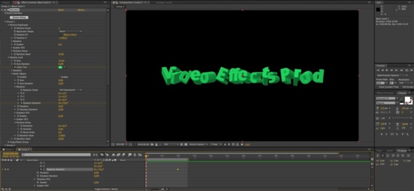 After Effects : Créer des textes en 3D avec 3D Element