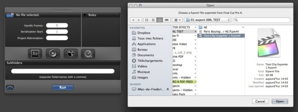 FCPX vers After Effects : Utilisation de Clip Exporter (gratuit)
