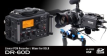 Tascam : Recorder pour DSLRs 4 pistes PCM Linéaire.