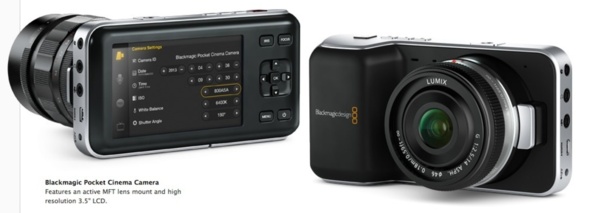 Blackmagic Cinema Camera : nouveaux modèles.