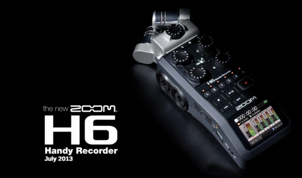 Zoom H6 Handy Recorder : l'enregistrement son portable 6 pistes.