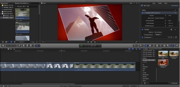 Interaction de Motion 5 vers FCPX.