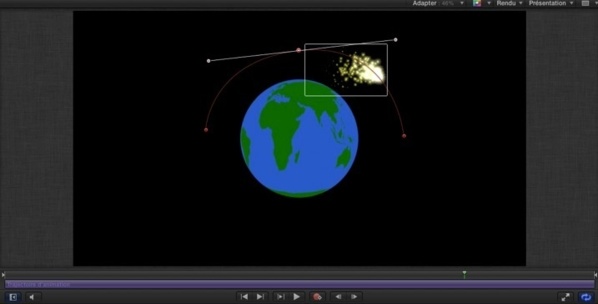 La fonction chemin de trajectoire sous Motion 5.