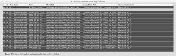 FCPX : myFiles gestion des médias