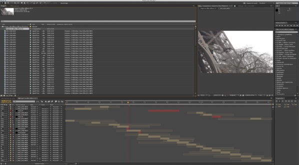 Première Pro CC vers After Effects CC : importer un montage pour la réalisation des effets