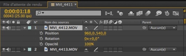 After Effects CC : Créer une composition