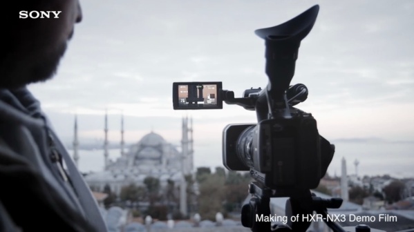 Sony : camescope de poing le HXR-NX3