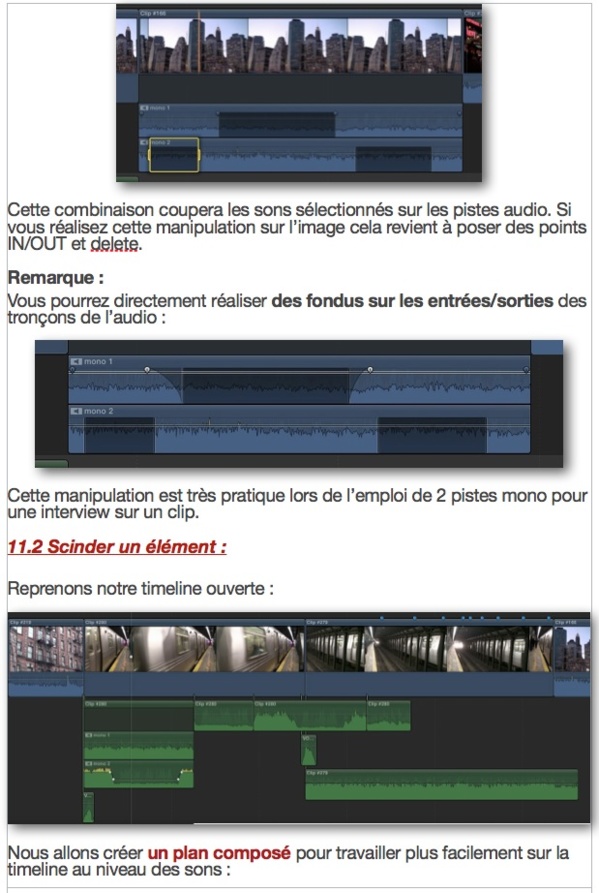 PDF de formation à FCPX 10.1.1