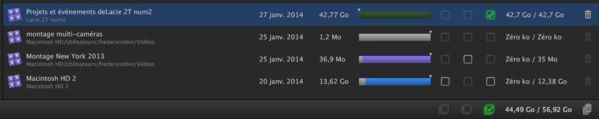 Test : Final Cut Library Manager
