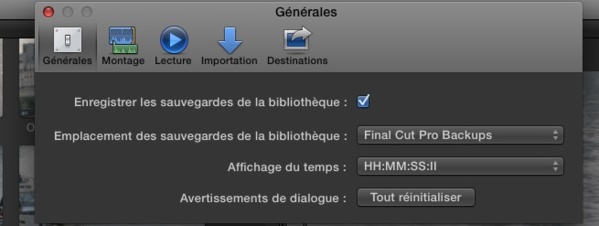 FCPX 10.1 : Relinker les médias à des fichiers d'un projet