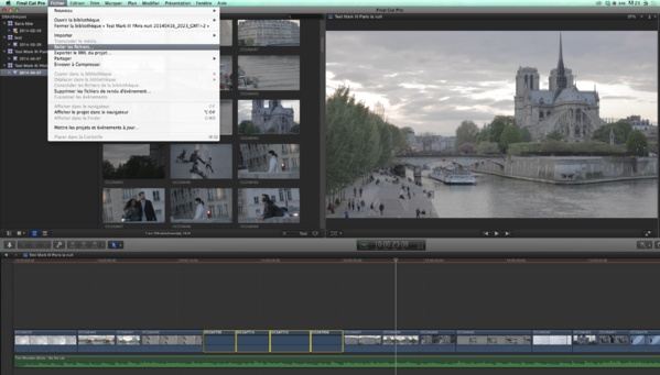 FCPX 10.1 : Relinker les médias à des fichiers d'un projet