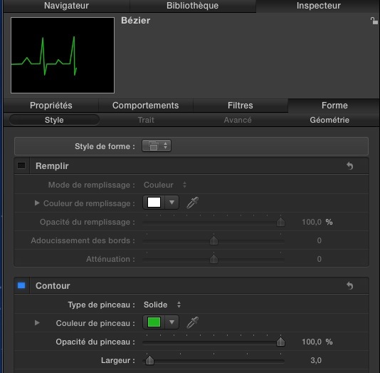 Motion 5 : Animation d'un électrocardiogramme