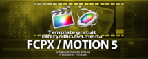 Free template FCPX / MOTION 5 : effet cinéma perforations pellicule.