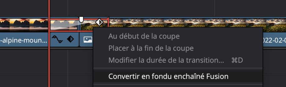 DaVinci Resolve : Créer une transition avec Anim Curve