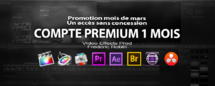 Promotion Compte premium 1 mois 