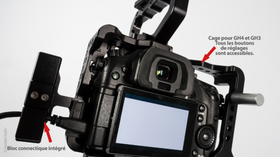 Accessoires GH4/GH3 : Une cage pour tout fixer