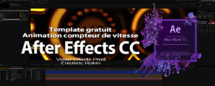 After Effects Free template : Animation compteurs de vitesse
