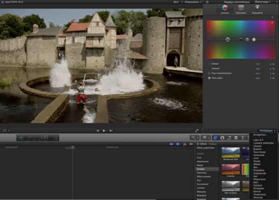 FCPX : 41 Presets de couleurs correction gratuits