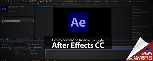 After Effects : les expressions Lasso et Wiggle 