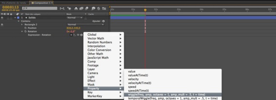 After Effects : les expressions Lasso et Wiggle 