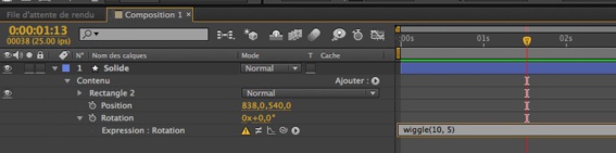 After Effects : les expressions Lasso et Wiggle 