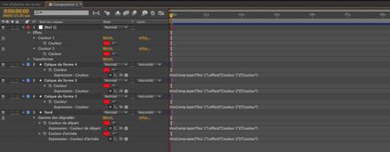 After Effects : options pour expressions 