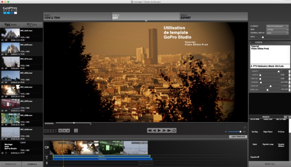 GoPro Hero 4 : montage avec GoPro Studio (Part 2)