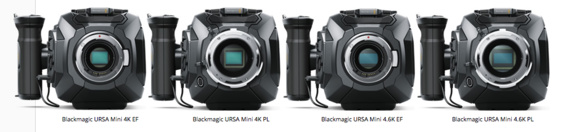 Blackmagic Caméra URSA Mini 4K et 4,6K en promotion