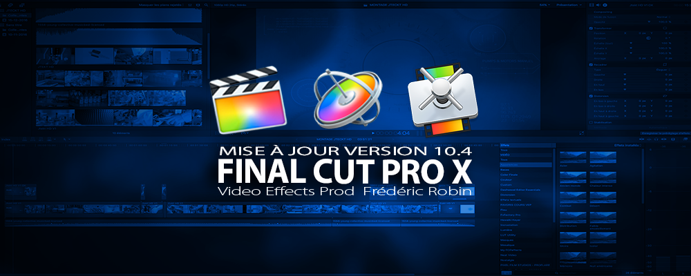 FCPX 10.4 : une mise à jour attendue