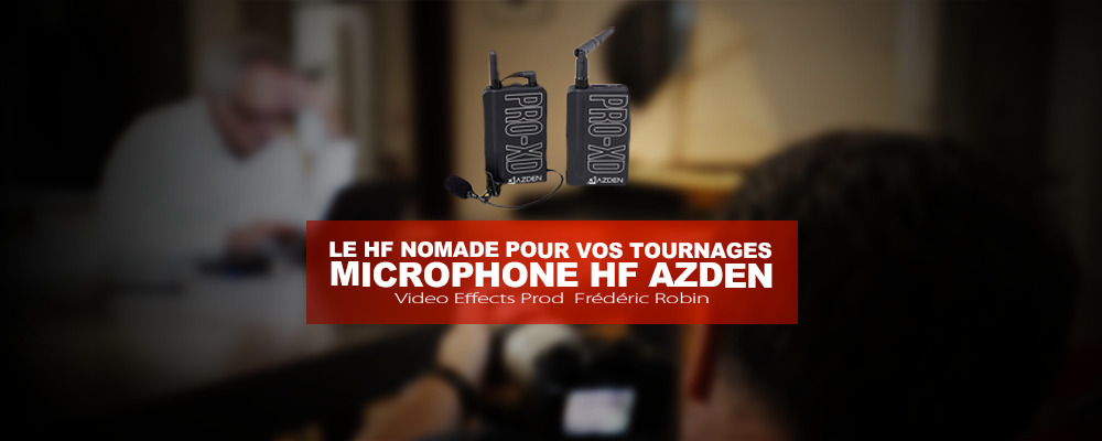 Micro HF Azden Pro XD : le HF nomade