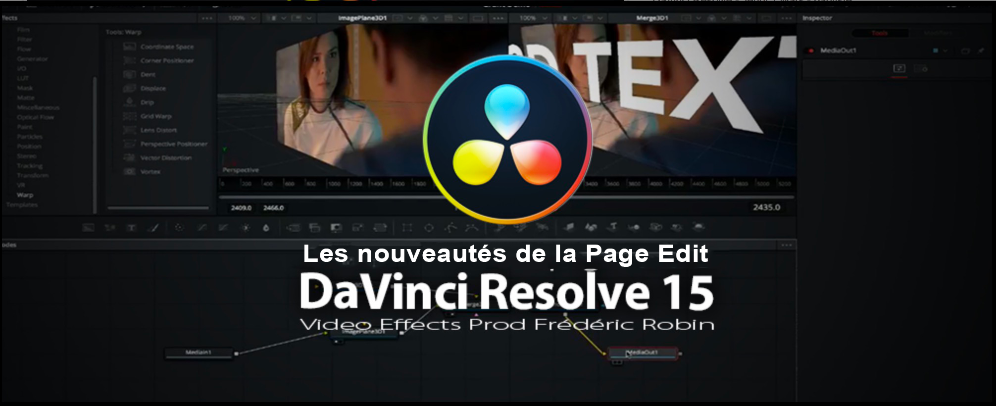 DaVinci Resolve 15 : les nouveautés de la Page Edit