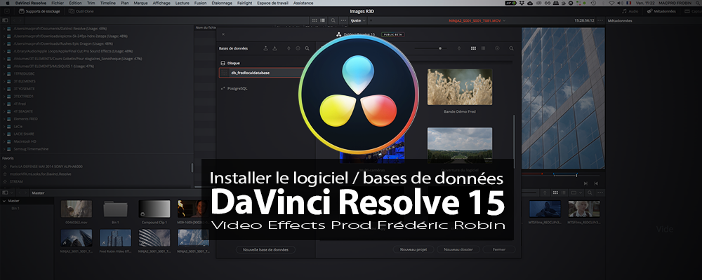 DaVinci Resolve 15 : Installer  le logiciel